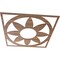 Ekena Millwork Blume Wood Fretwork Pierced Ceiling Medallion, Walnut, 36"OD x 12 1/2"ID x 3/8"T CMWP36X36X0375BLWA - alternate 4